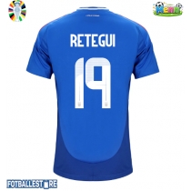 Italia Mateo Retegui #19 Hjemmedrakt EM 2024 Kortermet